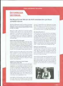 Artikel aus dem FokusWien 4/2022 – der Mitgliederzeitschrift der SPÖ Wien – zur Benya-Formel